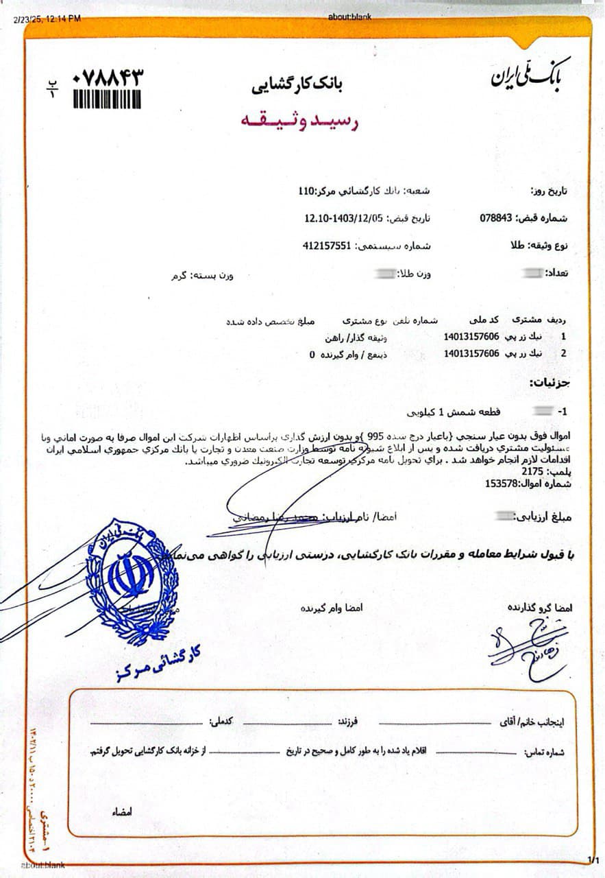 بانک کارگشایی